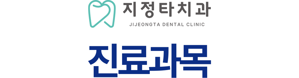 지정타치과 진료과목